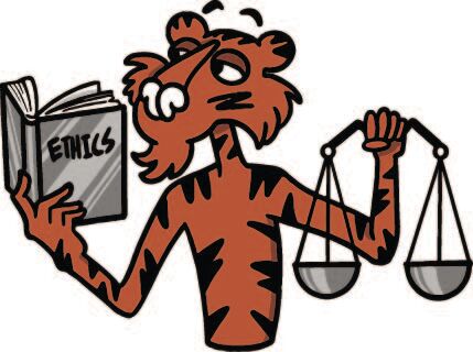 The tiger practicing law