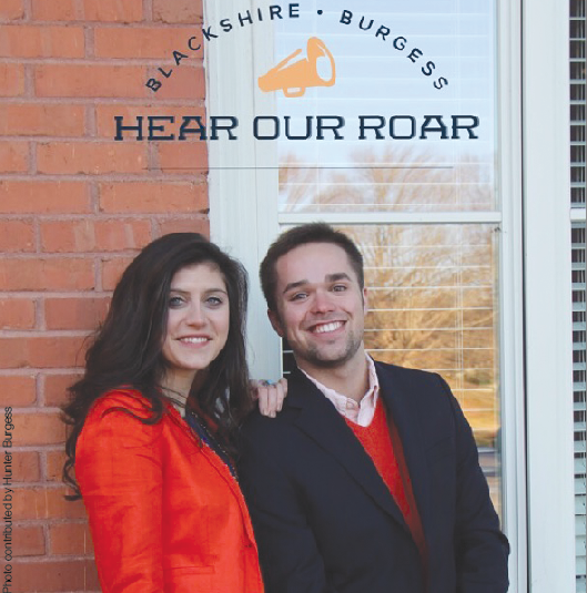 Blackshire and Burgess are using #ROARINGFOR to promote their campaign.