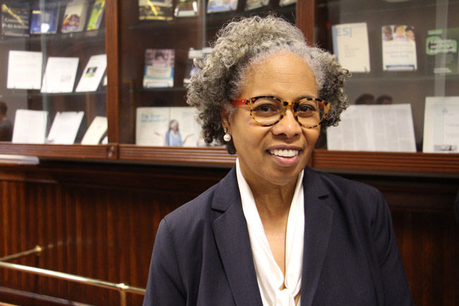 Education+scholar+Dr.+Gloria+Ladson-Billings+delivered+a+lecture+in+Tillman+Hall+auditorium+on+the+relationship+between+education+and+hip+hop.