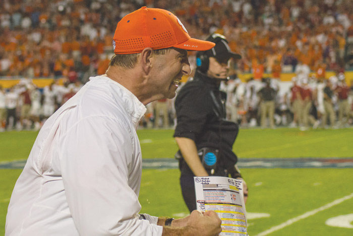 Head+Coach+Dabo+Swinney+has+signed+12+U.S.A.+All-Americans+while+at+Clemson