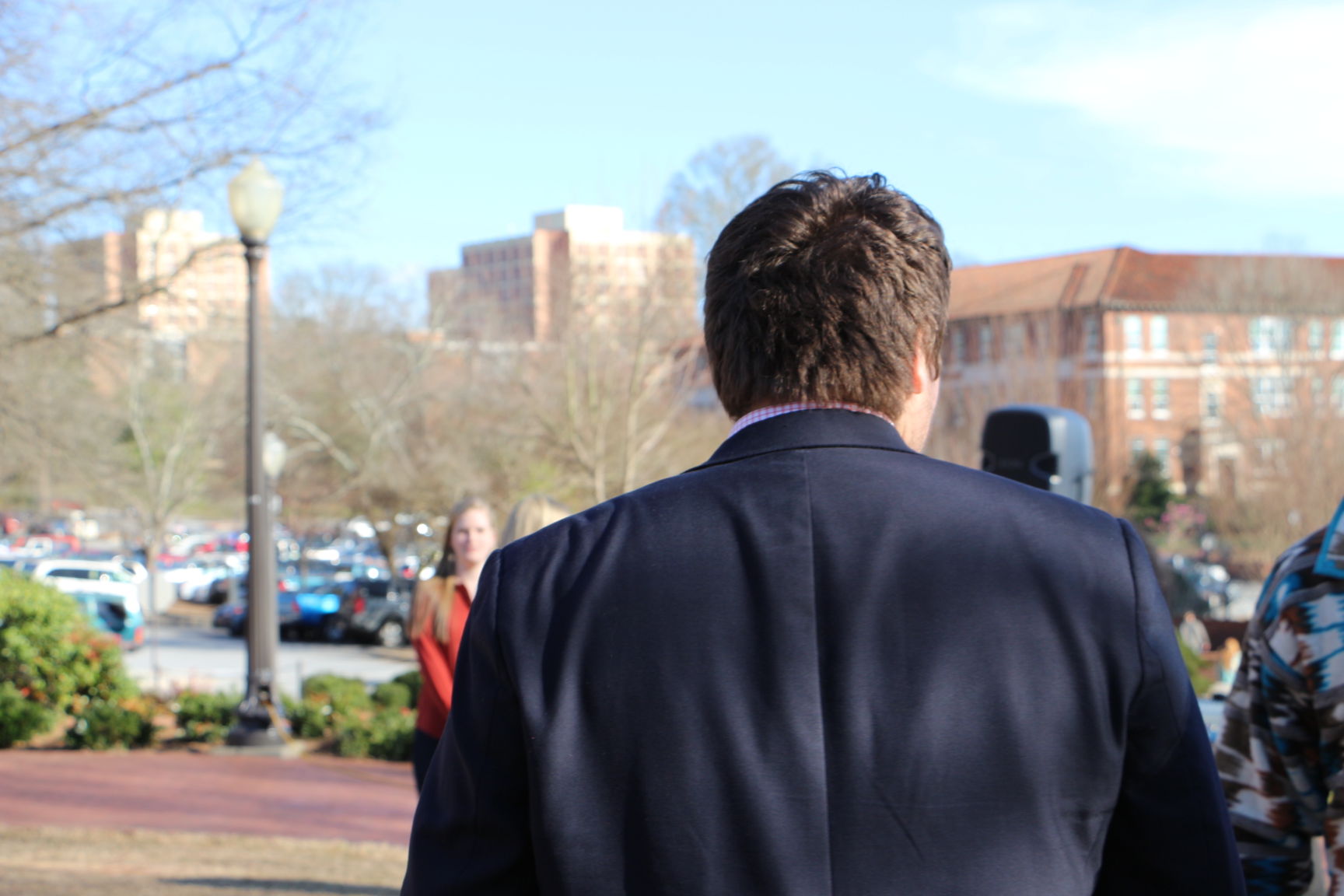 CUSG Election Results Announcement in Carillon Garden