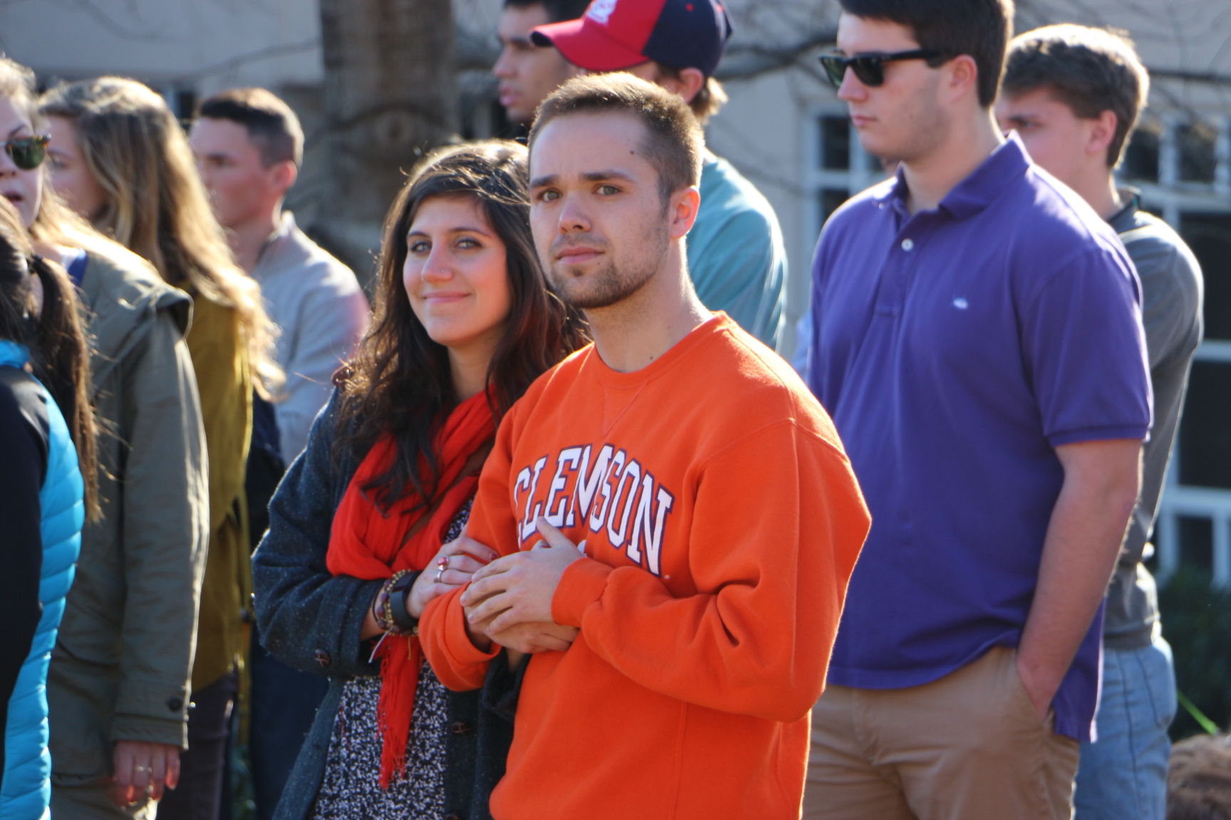 CUSG Election Results Announcement in Carillon Garden