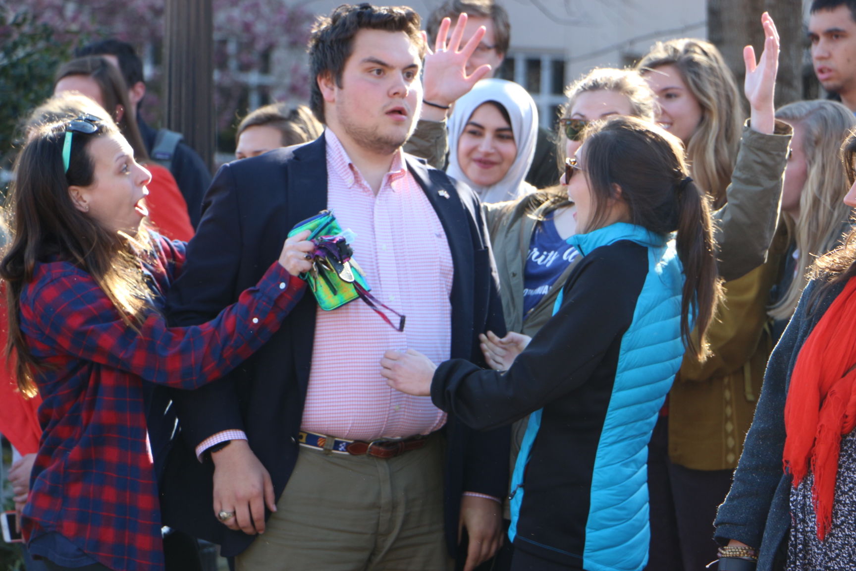 CUSG Election Results Announcement in Carillon Garden
