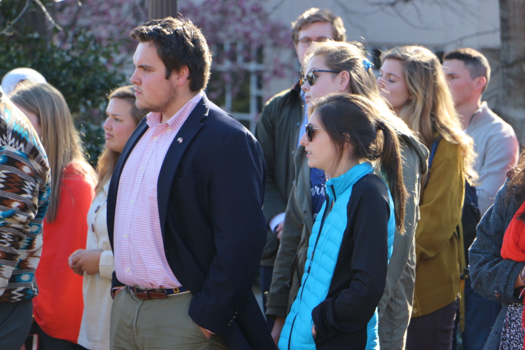 CUSG Election Results Announcement in Carillon Garden