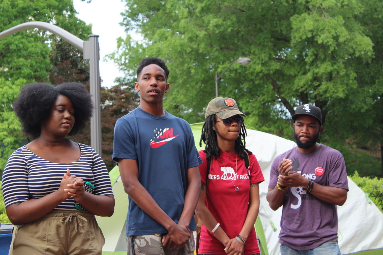Sikes sit-in suspended by core group of protesters, President Clements emails new proposals