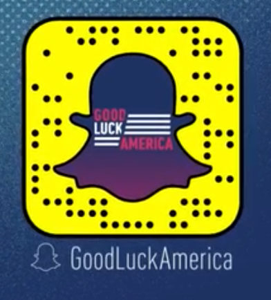 Good Luck America, Snapchats first original show, visited South Carolina for its latest episode. You can watch it by scanning the above Snapcode.