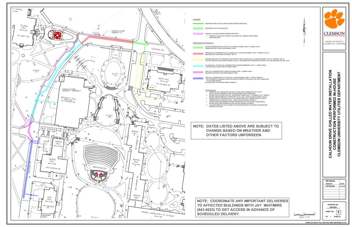 Road closure map