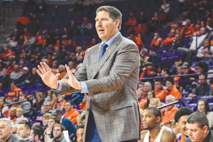 Head+Coach+Brad+Brownell+and+the+Tigers+are+looking+to+get+back+on+track+after+a+loss+against+Virginia.