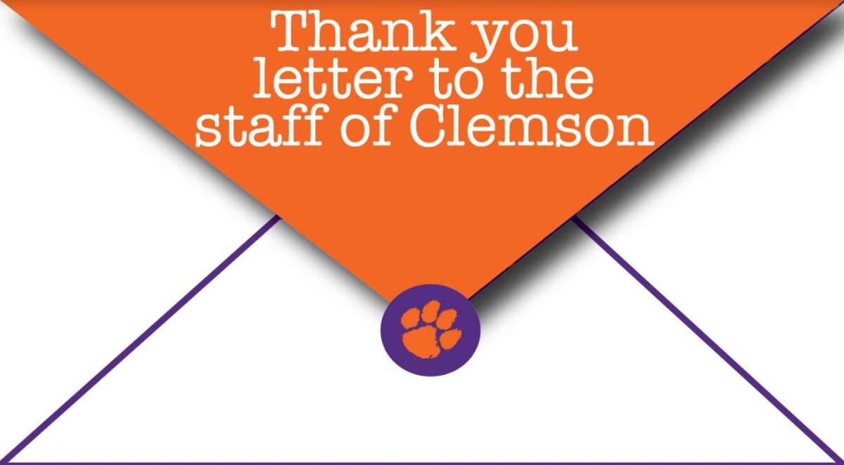 Thank you letter to staff