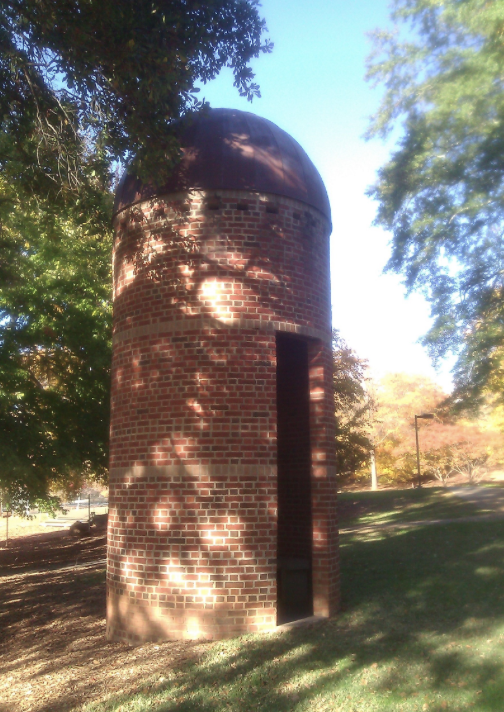 The silo is particularly random, but would be a great hiding place.