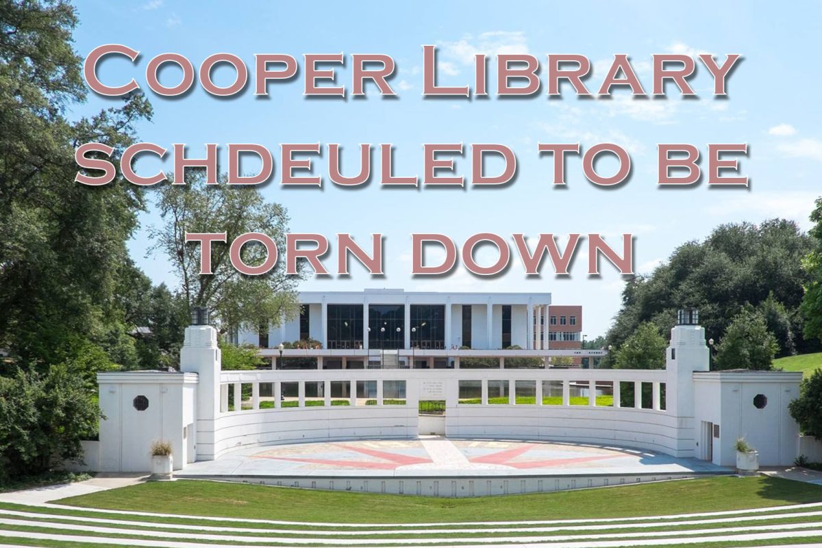 At the end of the spring semester, Cooper Library and Library Bridge will be no more.