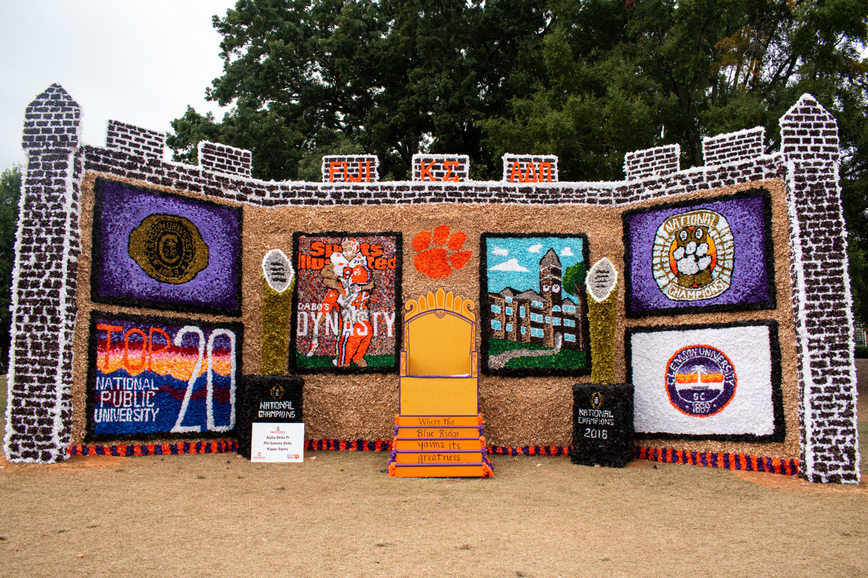 A look at Clemson's 2019 homecoming floats