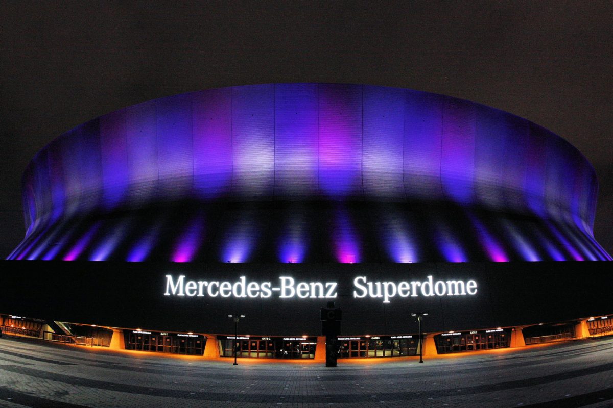 The Mercedes-Benz Superdome will play host to the 2020 College Football Playoff National Championship game.