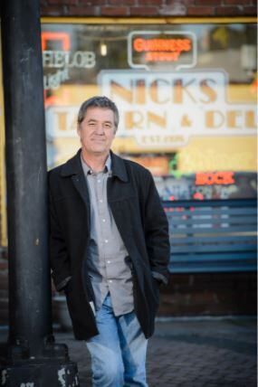Novelist and English Professor Keith Lee Morris calls Nick’s Tavern “the professor’s bar.”Photo Credit: Bella Higgins, Contributor