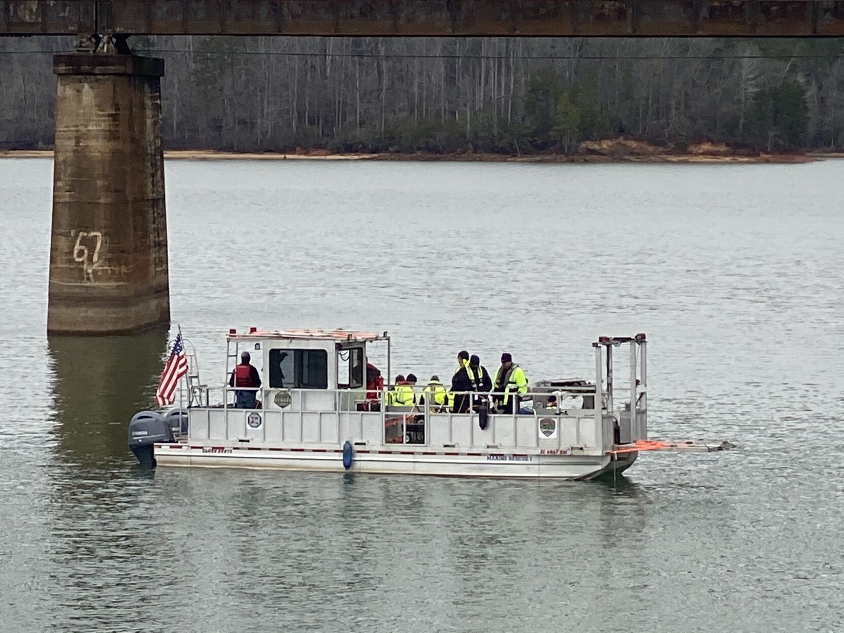 Emergency services search Lake Hartwell for reported distressed person in water