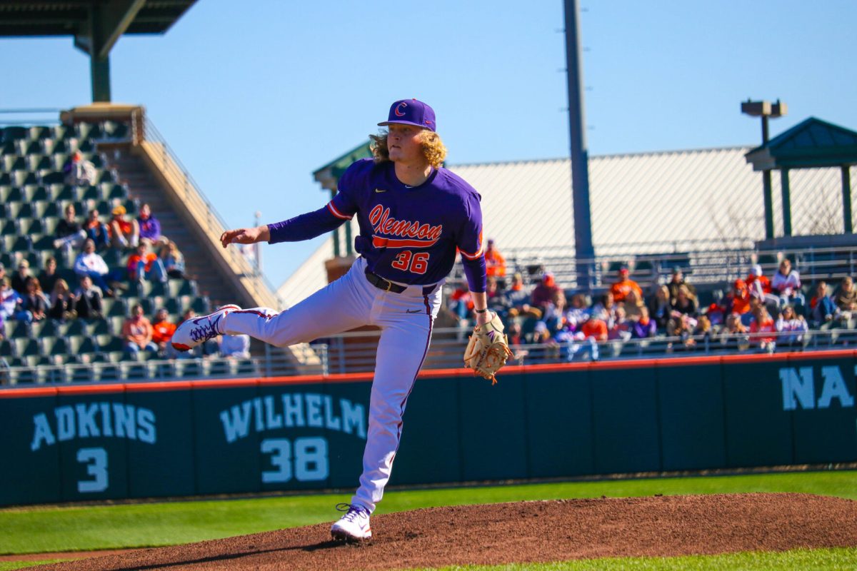 Freshman pitcher Ty Olenchuk picked up his first career win Saturday against Cincinnati. He recorded three strikeouts in 4 2/3 innings pitched.