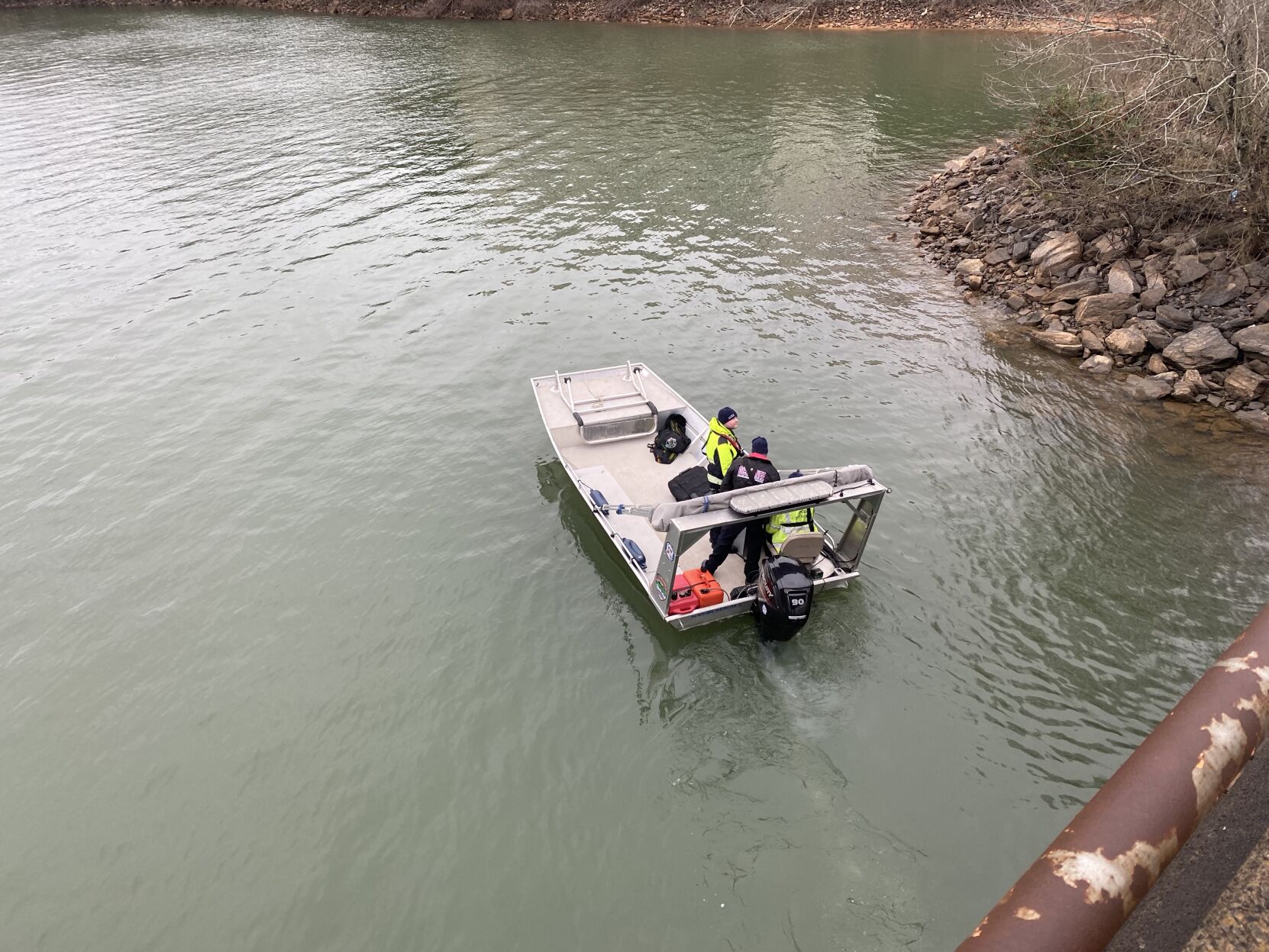 Emergency services search Lake Hartwell for reported distressed person in water