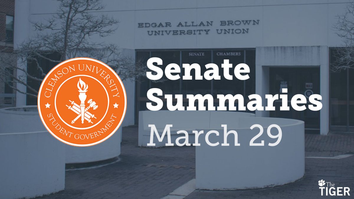 Senate Summaries March 29