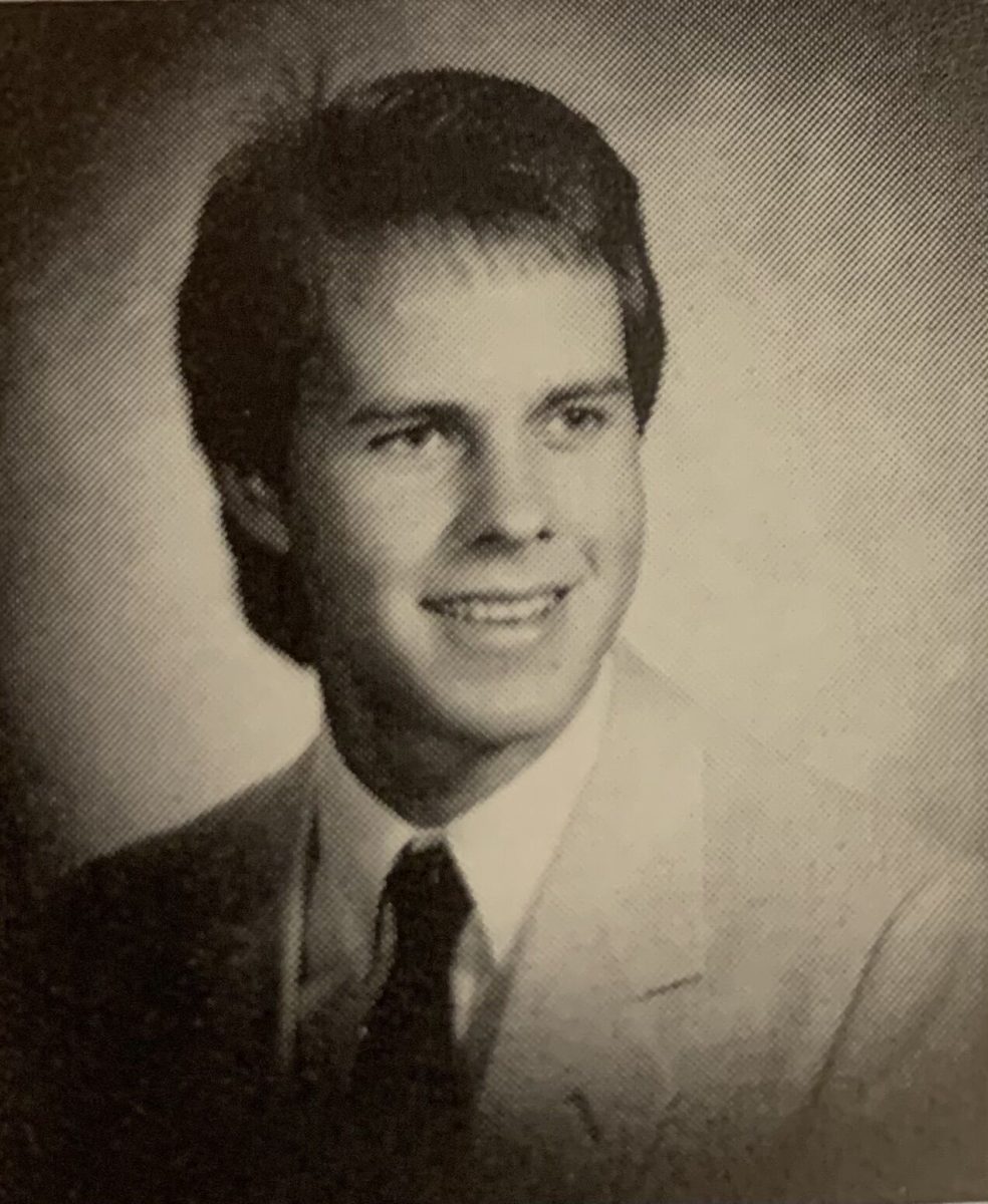 Then-senior geology major James Michael Tyler smiles in his photo from the 1984 edition of Clemson's TAPS yearbook.