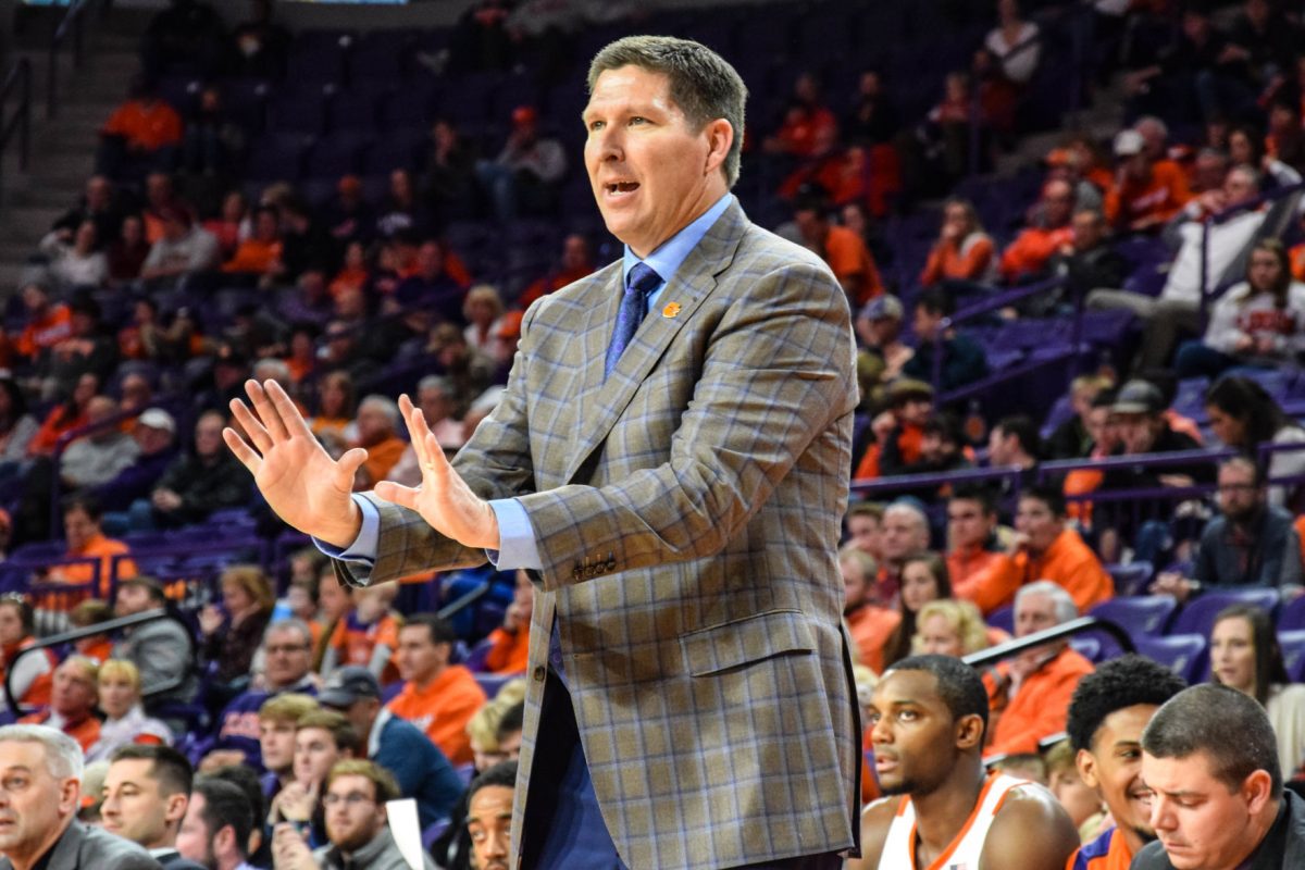 Head coach Brad Brownell and the Clemson Tigers defeated Georgia Southwestern on Nov. 1, 2021 in an exhibition game.