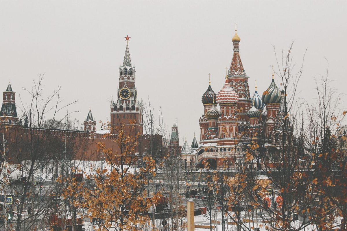 A photo of the Kremlin in Russia