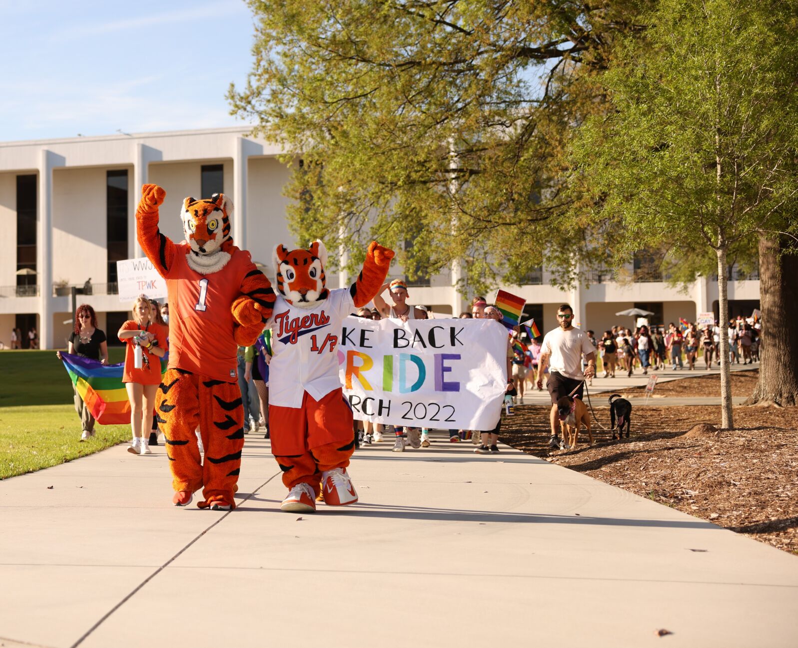 Visibility and awareness: 'Take Back Pride' marches through campus