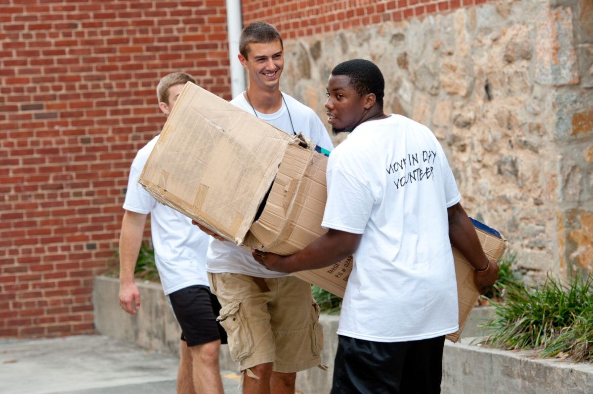 Our new freshman class is here! Move-in Day volunteers stepped up to the yearly challenge and helped unload boxes and boxes of stuff and carry it up numerous flights of stairs. Love our students. Love our volunteers who pitch in! Whos excited about the Class of 2016?! Take a quick by-the-numbers look at the incoming class here: http://features.clemson.edu/creative-services/homepage/2012/a-by-the-numbers-look-at-our-freshman-class/