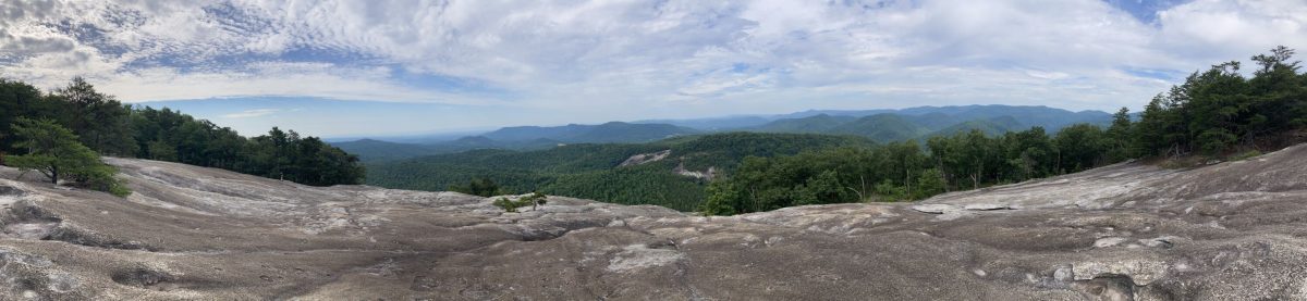 View from summit of Stone Mountain, NC.