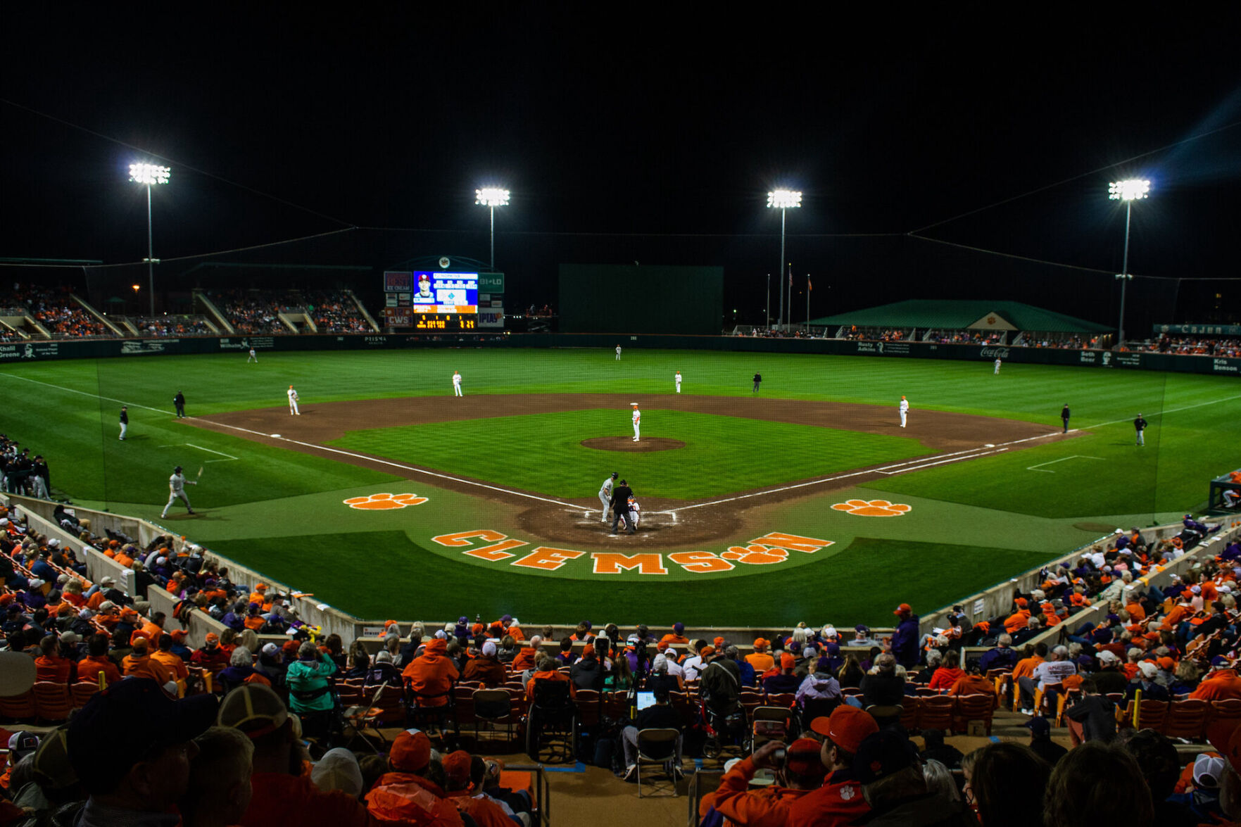 Doug Kingsmore Stadium, home of the Clemson Tigers