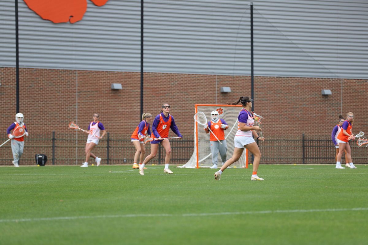The+Clemson+womens+lacrosse+team+will+play+its+first+ever+game+on+Saturday%2C+Feb.+11+at+Historic+Riggs+Field.