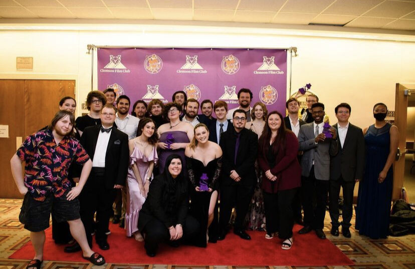 Members+of+Film+Club+pose+on+the+red+carpet+at+the+2022+festival.