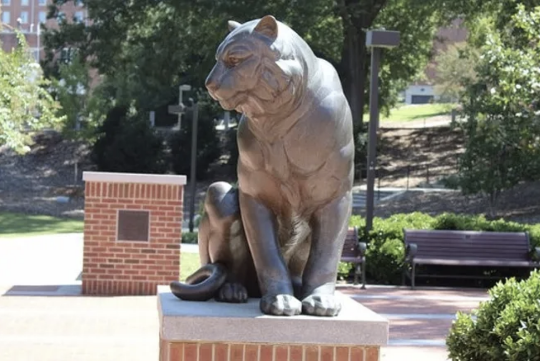 A previous capital improvement project in 2016 funded for the tiger statues in front of Memorial Stadium.