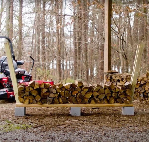 How to Build a Firewood Rack for Your Backyard