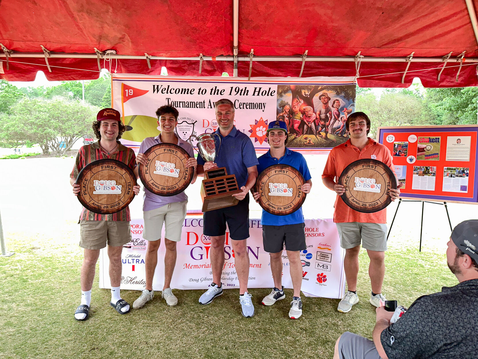 PRESS RELEASE: Clemson’s Chi Phi chapter raises over $50,000 at memorial golf tournament