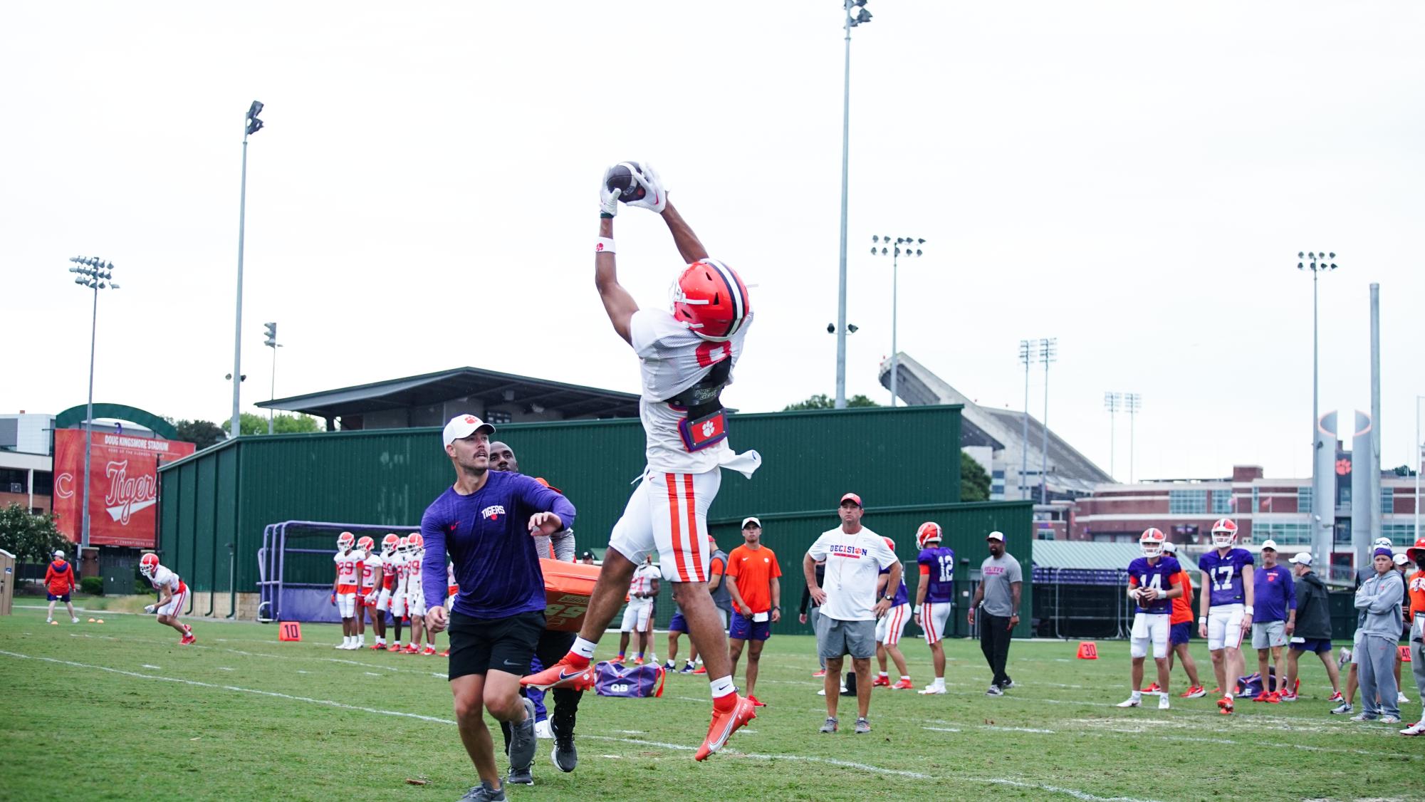 A look at the top moments from Clemson football practice on Thursday. 