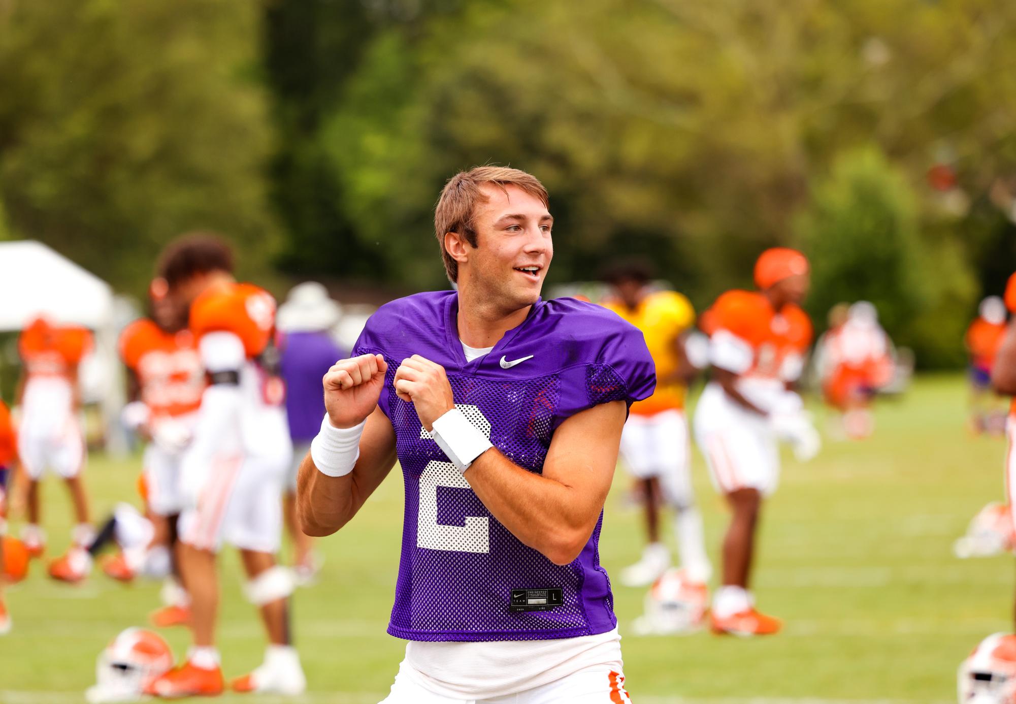 A look at the top moments from Clemson football practice on Thursday. 
