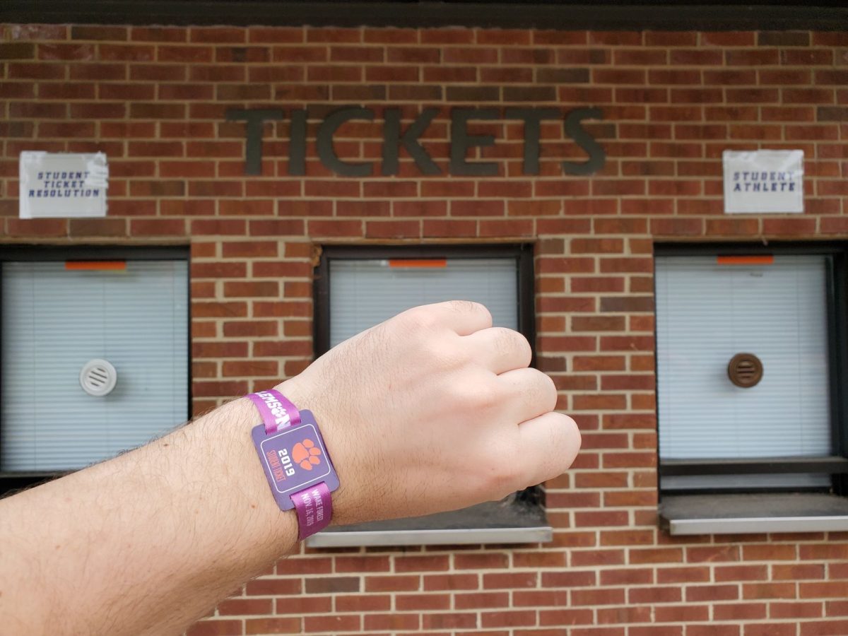 Clemson football has used a mobile-only ticketing system for the last three football seasons, but is now reverting back to 
wristbands for students.