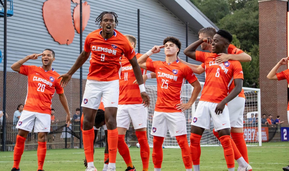 The Clemson mens soccer team earned its first victory of the 2023 season on Friday, when the Tigers shut out the Gamecocks 2-0.
