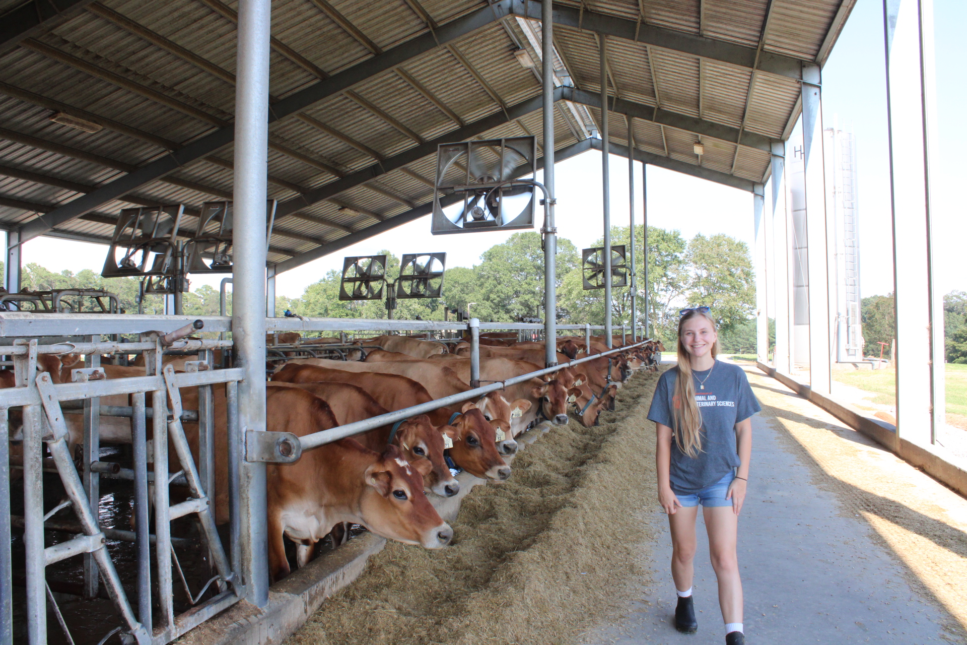 Student worker channels love of animals into Clemson