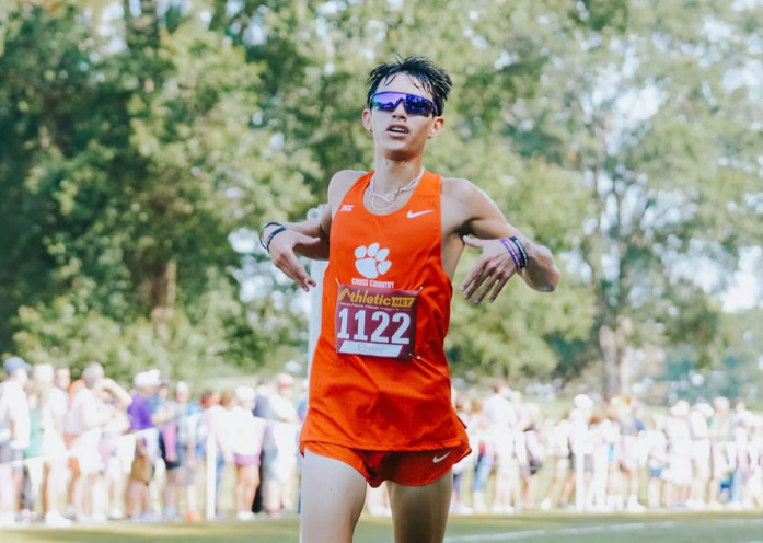 Clemson mens cross country junior Sawyer Dagan has been a huge piece of the Tigers success each year he has been on the team.