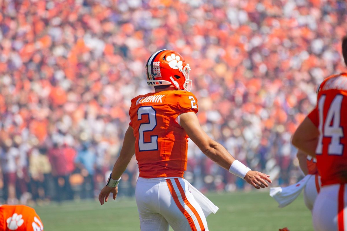 Clemson quarterback Cade Klubnik completed 33 of 50 pass attempts for 263 yards, zero touchdowns and two interceptions in the Tigers 24-17 loss to NC State on Saturday