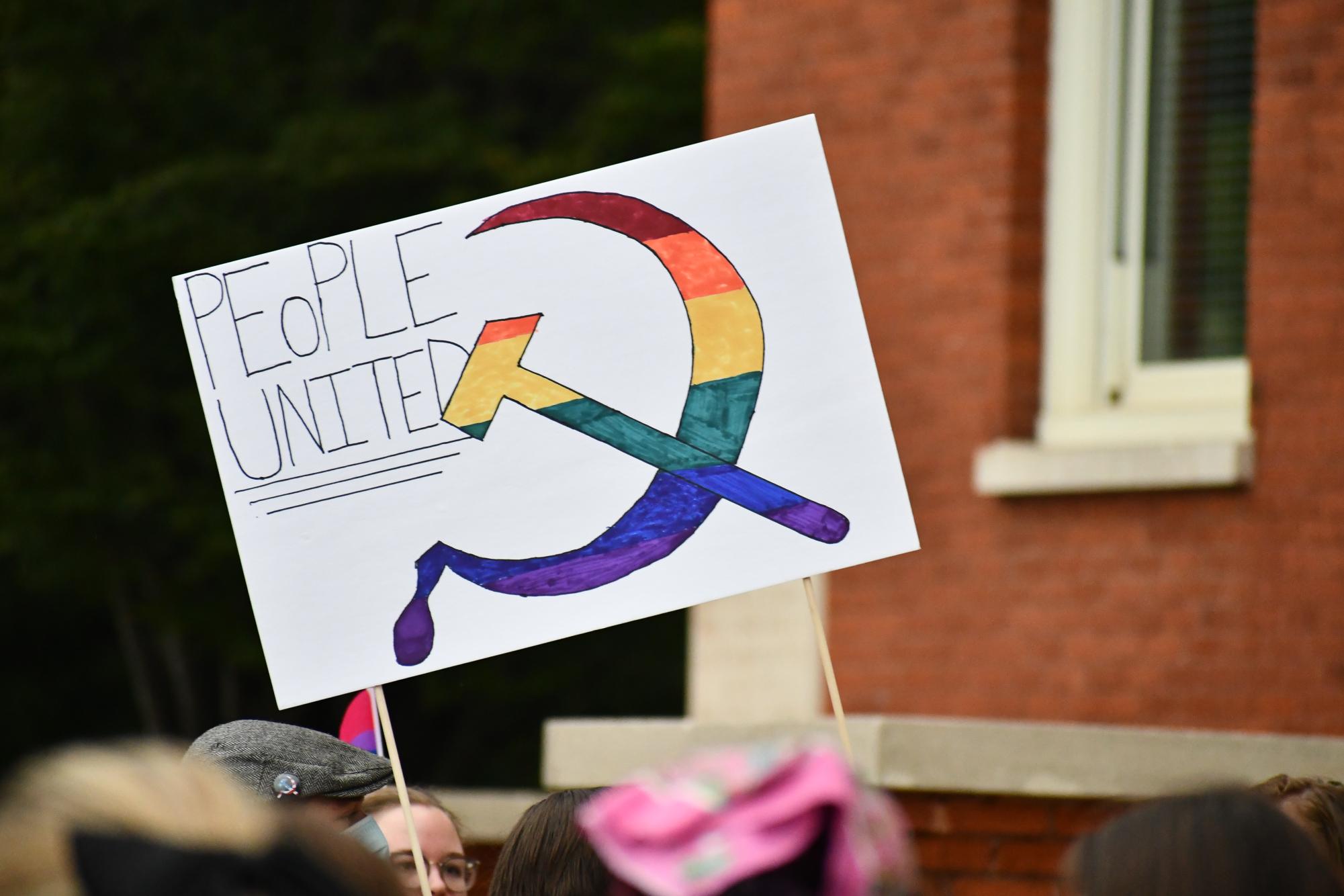 Clemson students hold Take Back Pride march after tampons removed from men's bathrooms