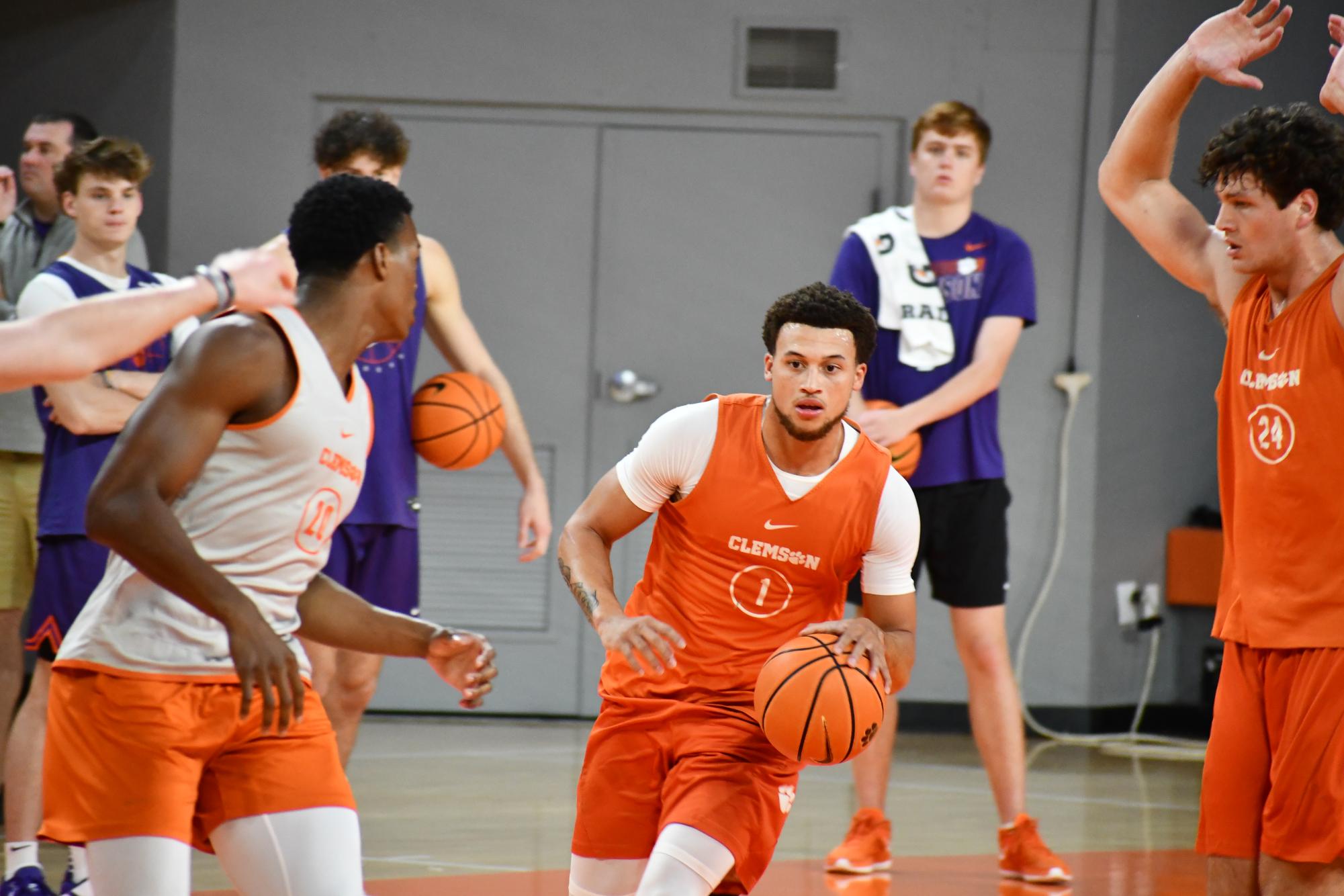 Gallery: Clemson basketball holds open practice