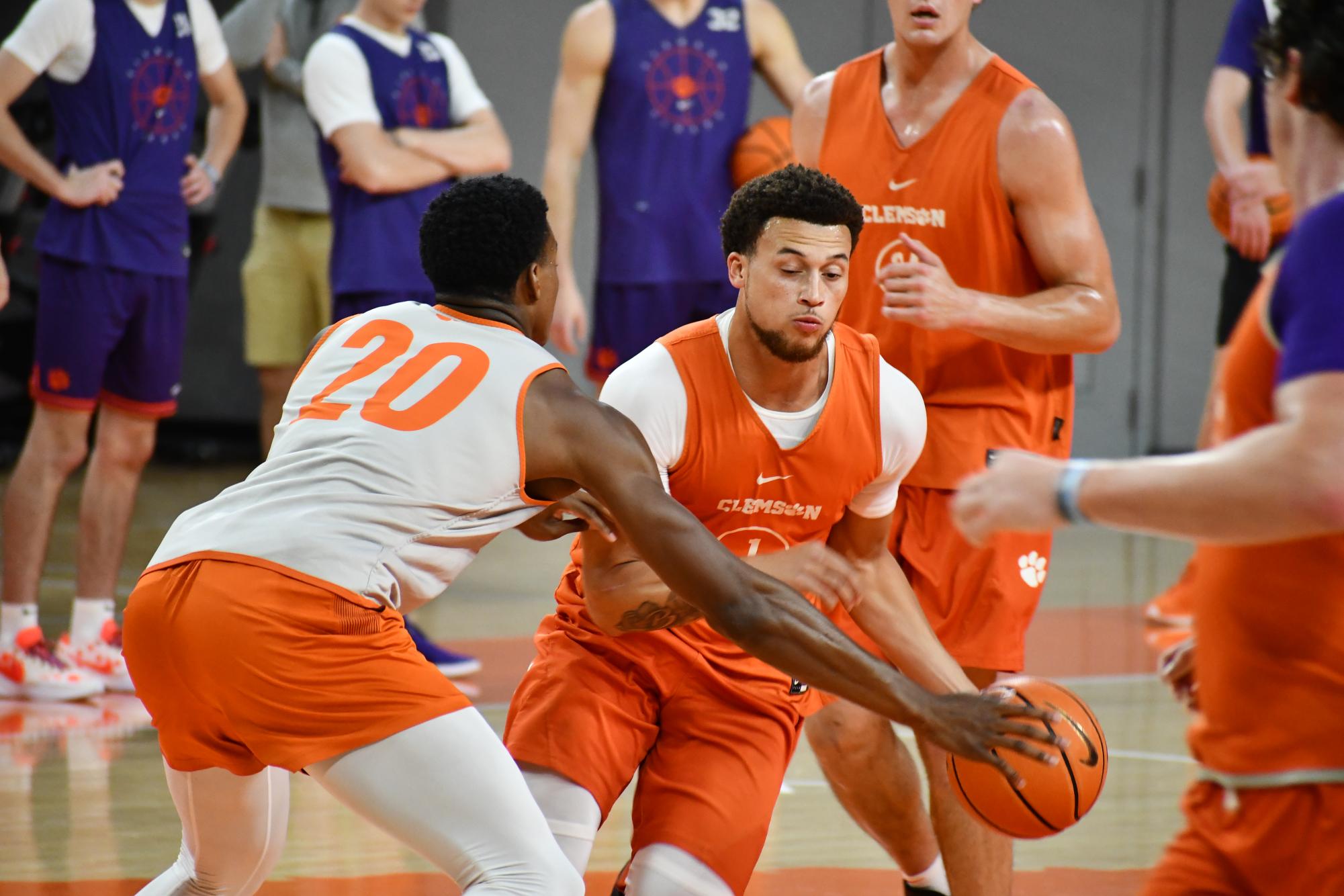 Gallery: Clemson basketball holds open practice