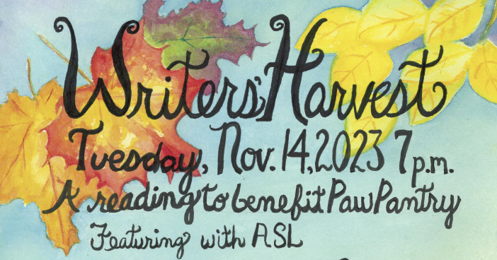 This years Writers Harvest will take place on Nov. 14.