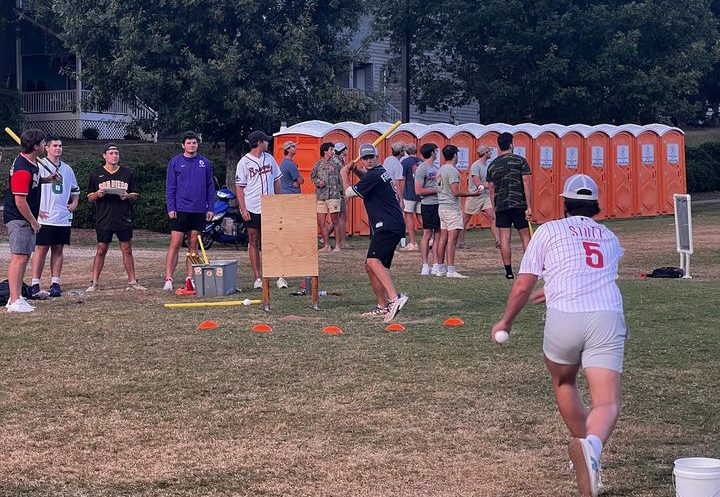 Wiffle ball club is a great social activity on Clemsons campus, providing an opportunity to get active and meet new people.