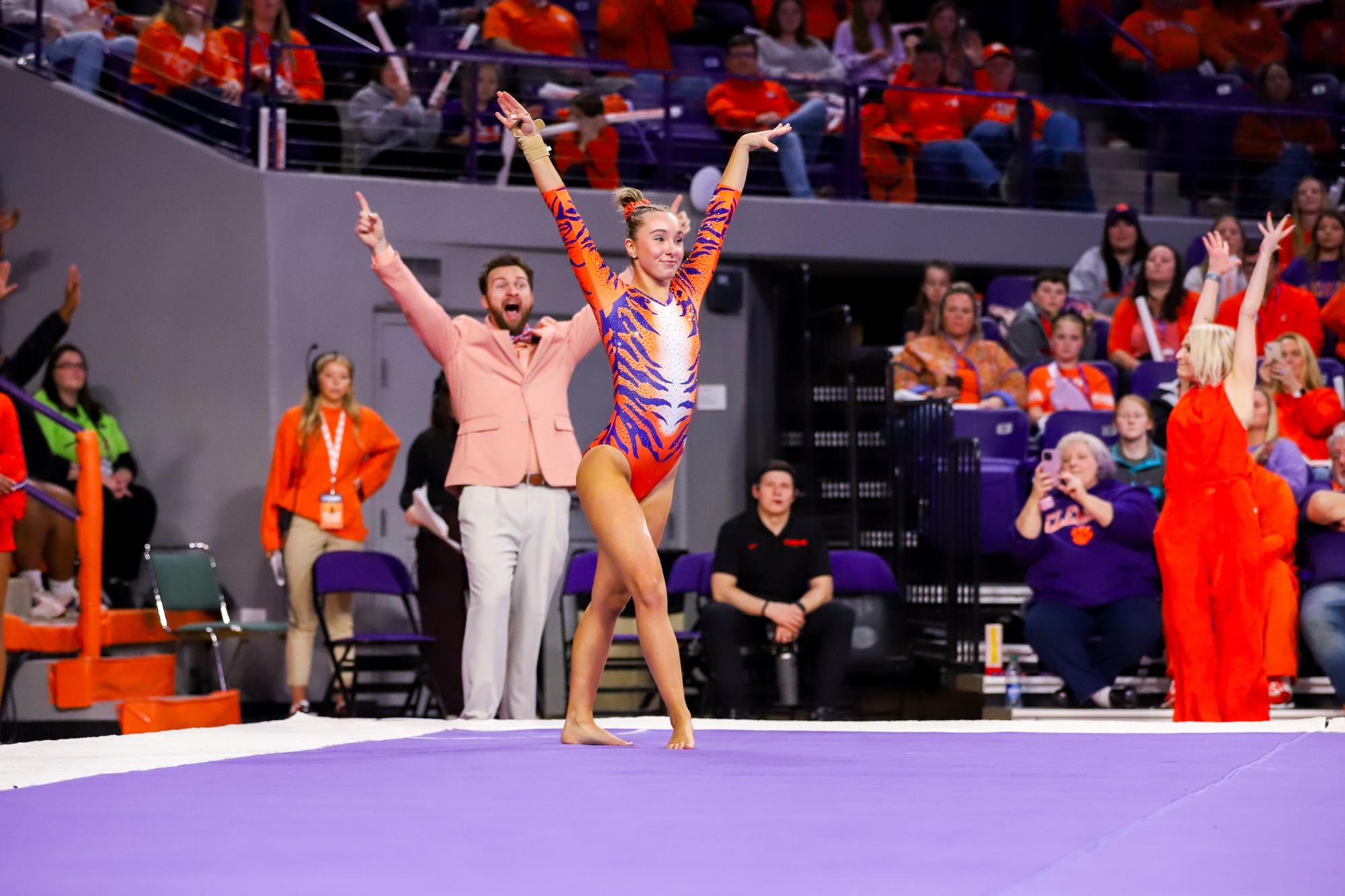 Gallery: Clemson Gymnastics Wins Inaugural Meet