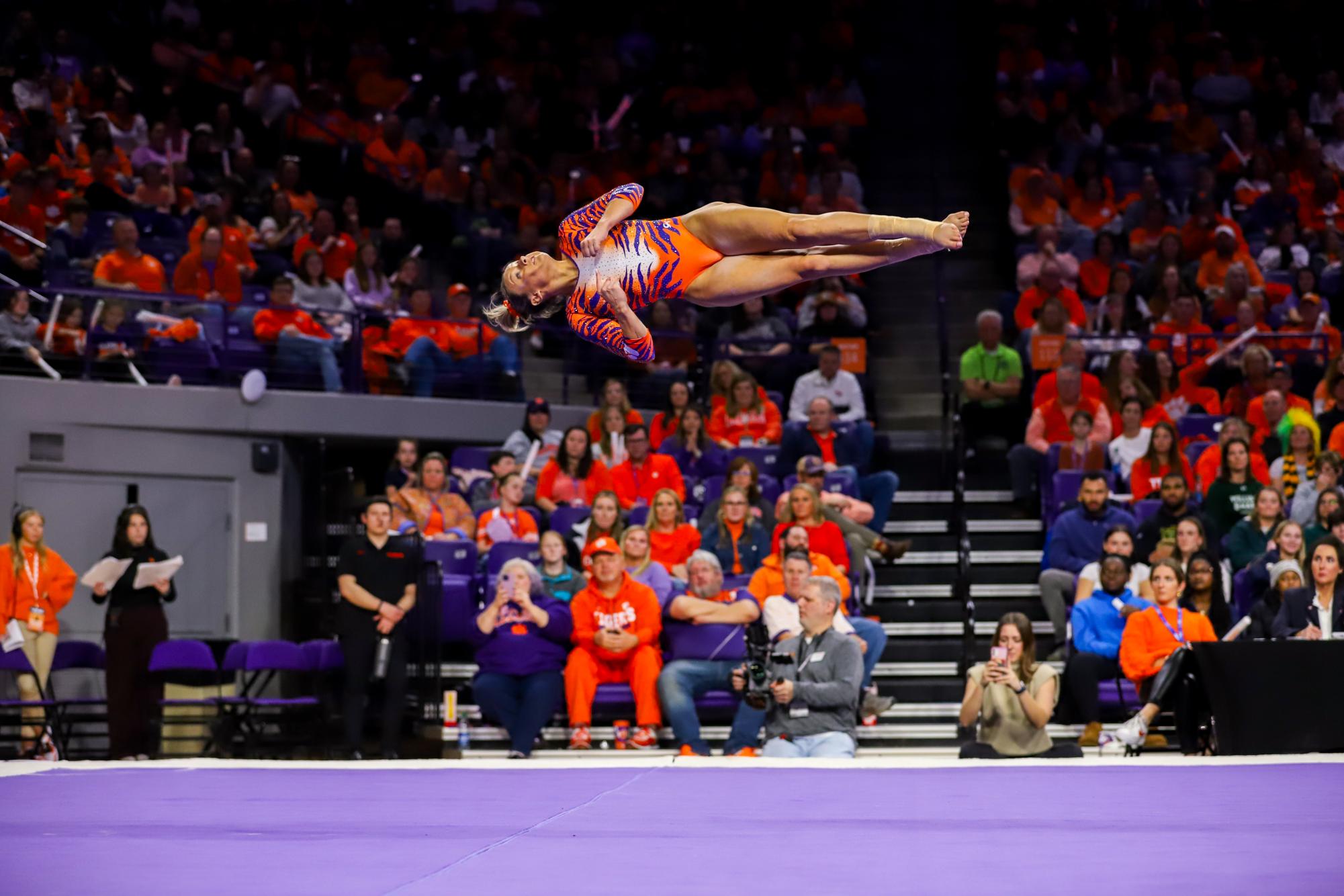 Gallery: Clemson Gymnastics Wins Inaugural Meet