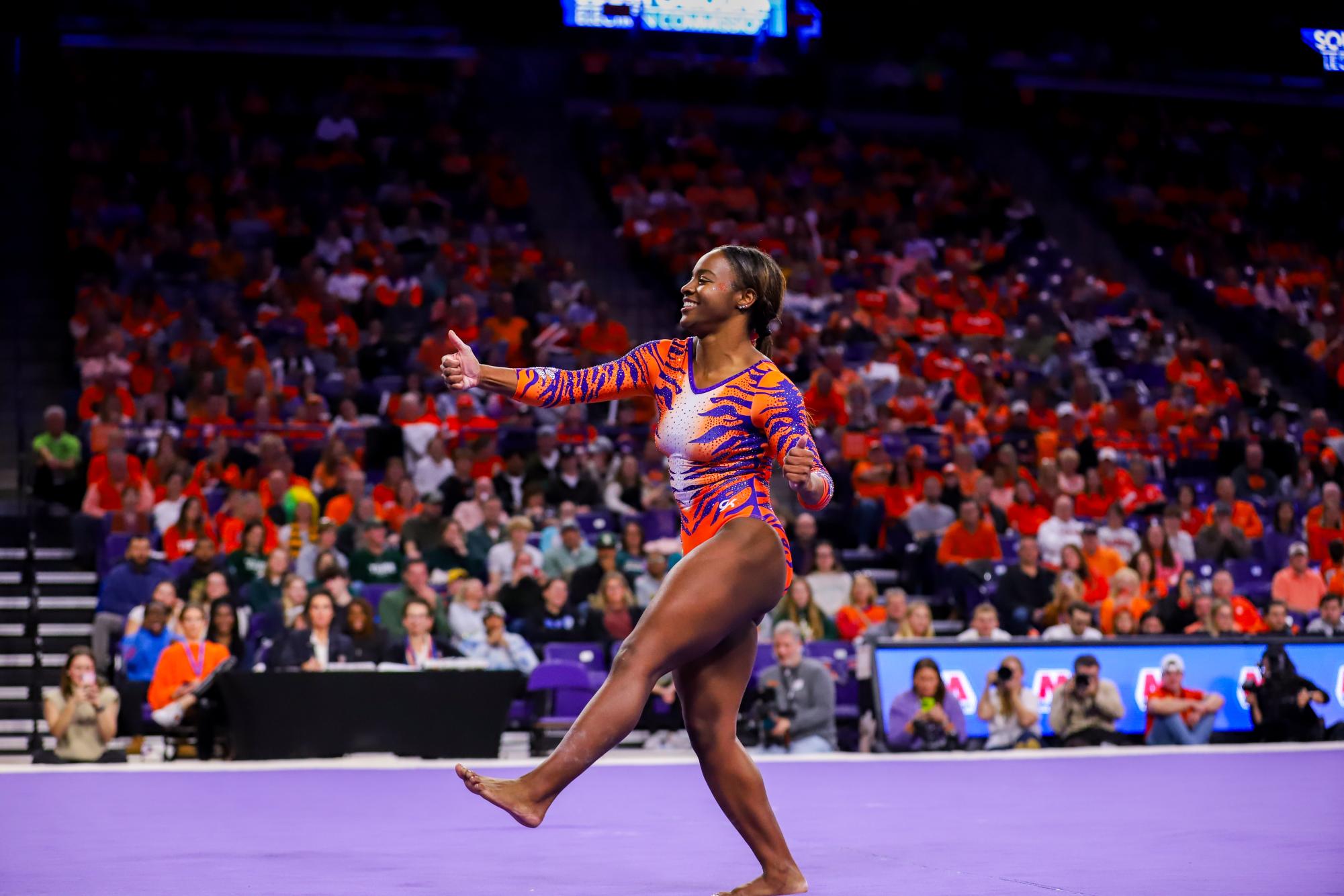 Gallery: Clemson Gymnastics Wins Inaugural Meet
