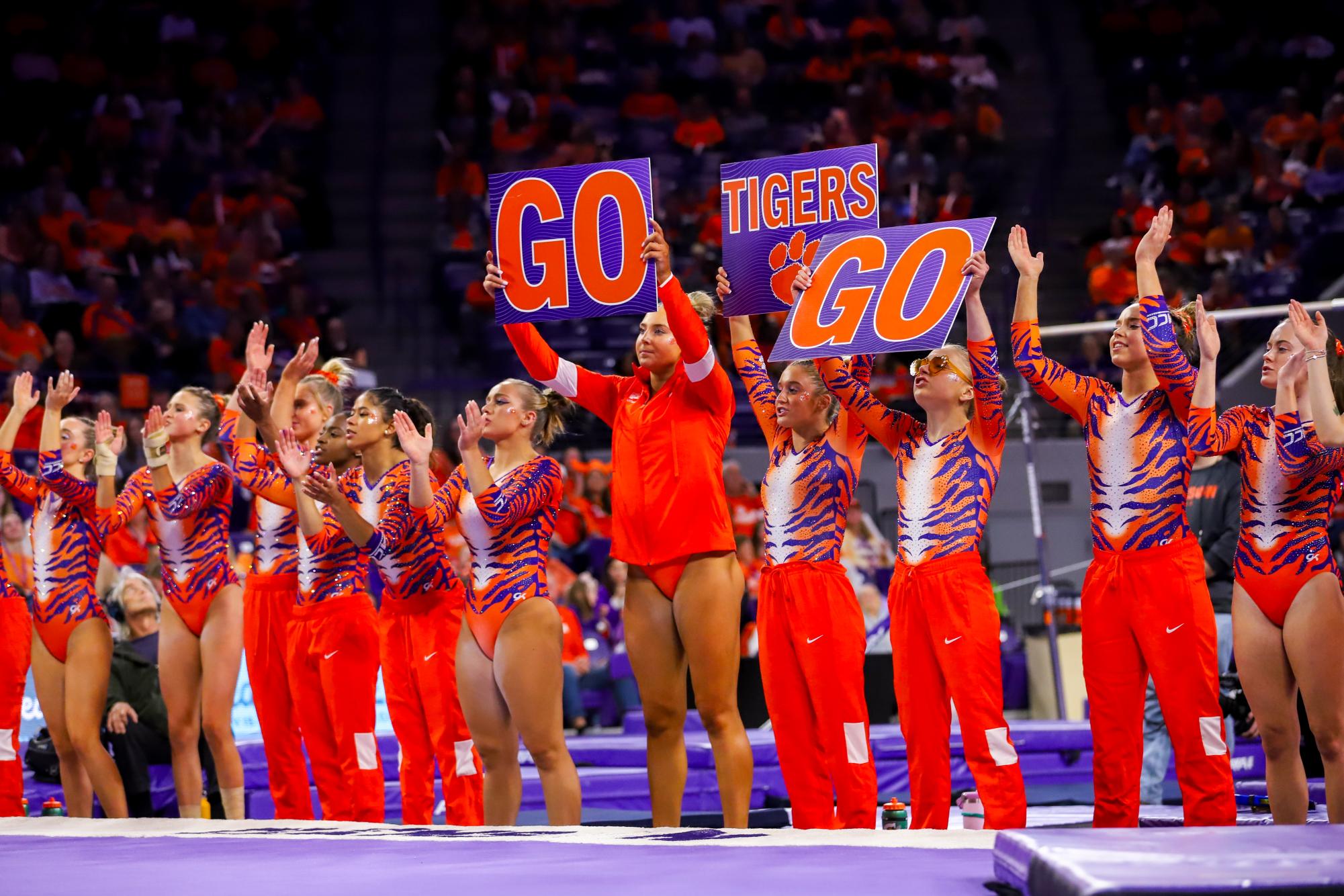 Gallery: Clemson Gymnastics Wins Inaugural Meet